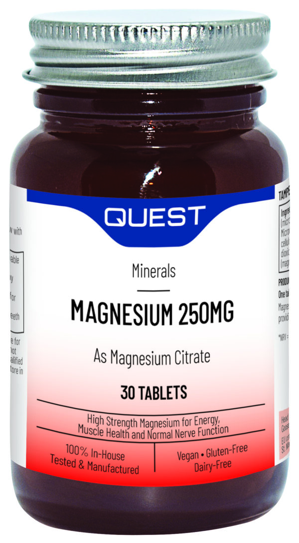 Quest Magnesium Citrate 250mg Tabs 30's